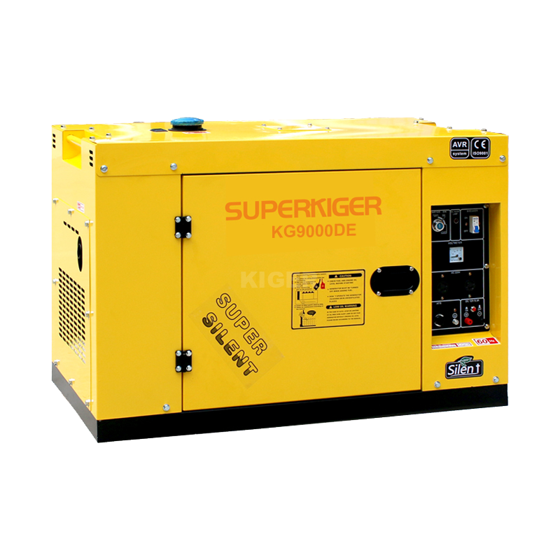 KG9000DE 9kw silent diesel generator set